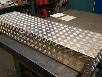 Hliníková bedna na elektromateriál