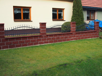 Kovaný plot oblouk a špice