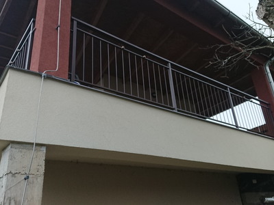 Zábradlí se svislou výplní