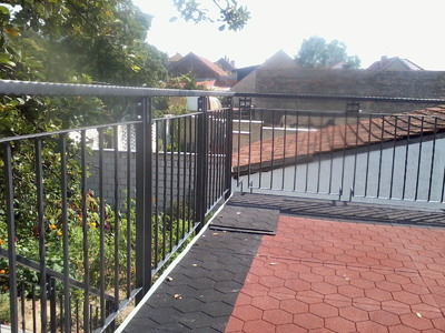 Kované zábradlí na terase