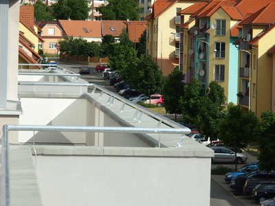 Madlo na terasách obytného domu