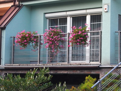 Ocelové zábradlí na balkoně