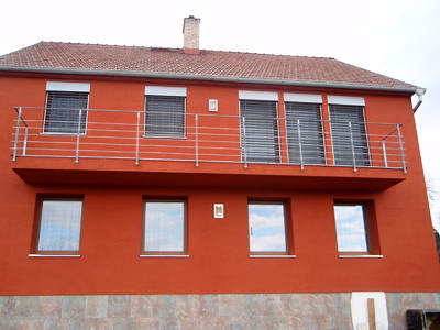 Pozinkované balkonové zábradlí