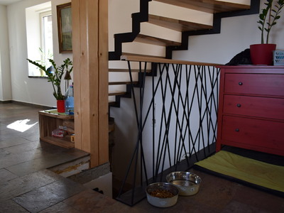 Zábradlí z kulatin